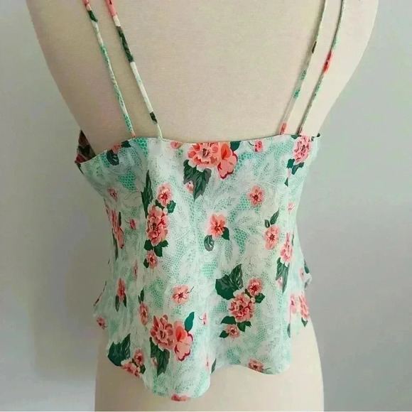 Vintage Victoria Secret Floral Tank Top S - Picture 6 of 10